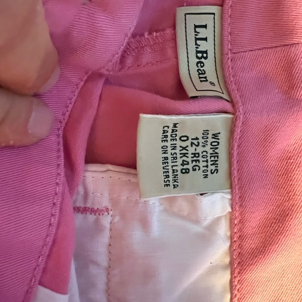 L.L Bean pink wide leg khakis 
Size 12 - Picture 5 of 5